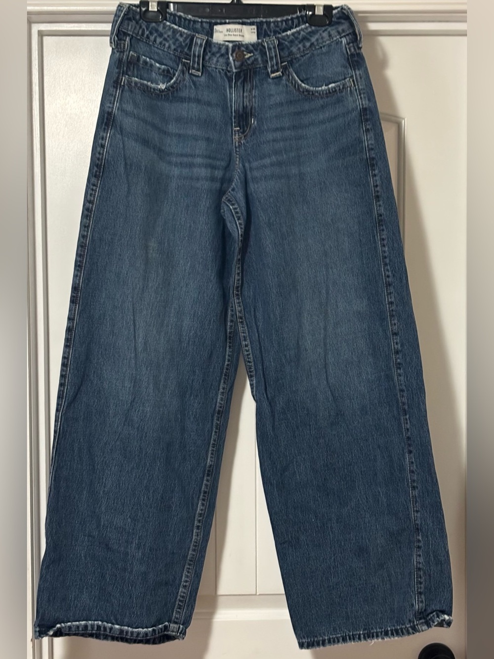 Hollister Blue Wide Leg Flare Jeans